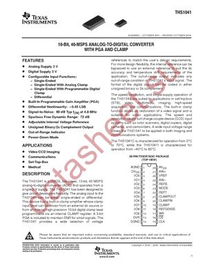 THS1041CPW datasheet  